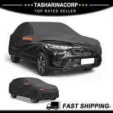 Car Cover All Weather For Honda Hr-v Black 190t-pu With Left Zipper New