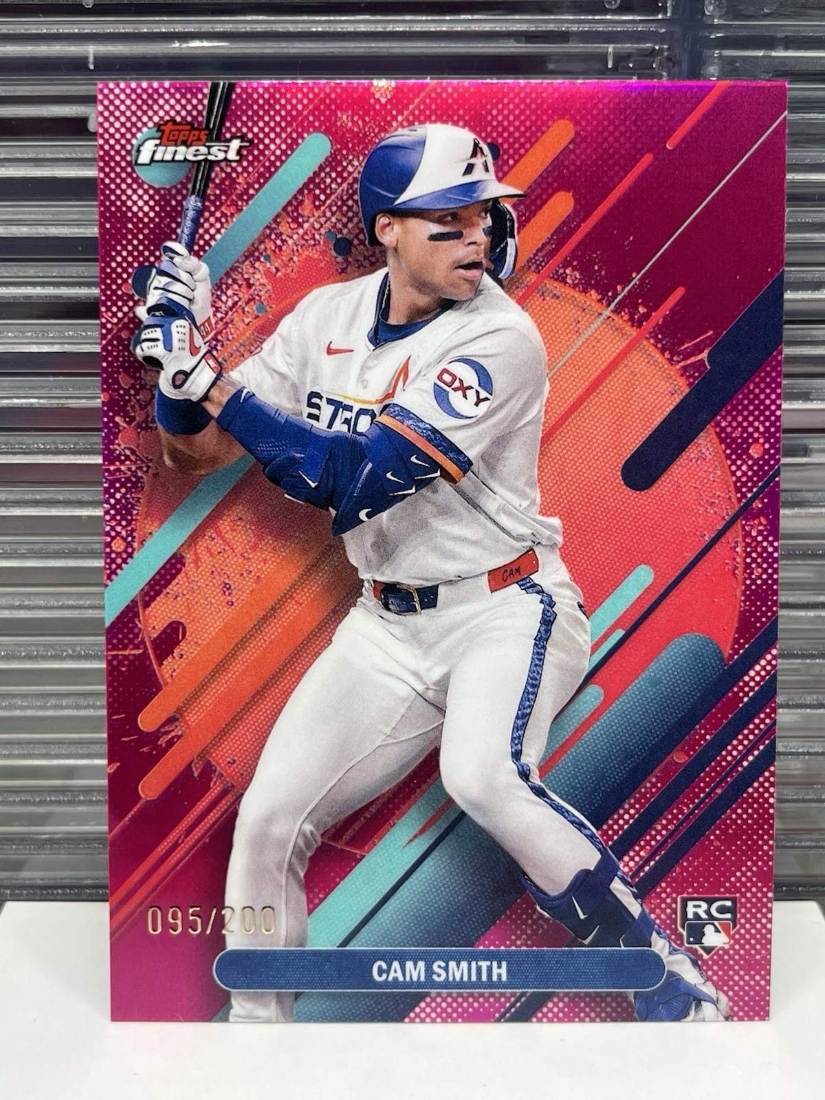 2025 Topps Finest #223 Cam Smith RC Rare Magenta Refractor /200 Houston Astros