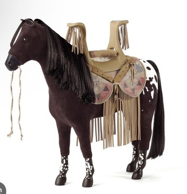 American Girl Kaya Mare Steps High & Saddle Appaloosa Horse & Accessories New