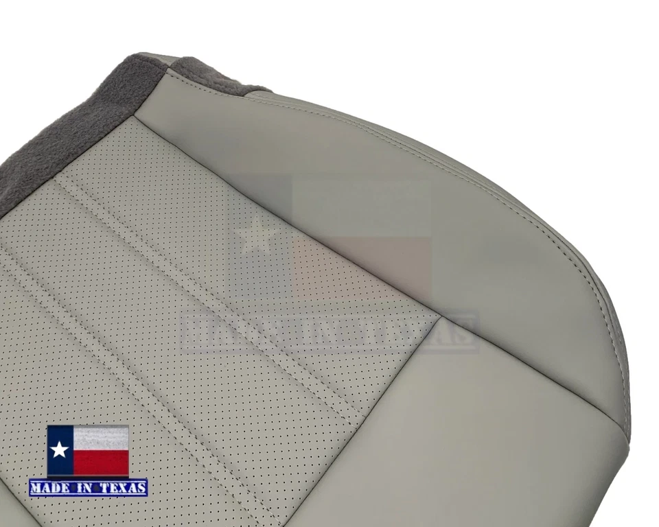 Cubierta de asiento de cuero real genuino Graystone 2015 2016 para Chrysler Town & Country Foto 4 de 4