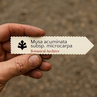 Musa acuminata subsp. microcarpa SEEDS - Banana | Dwarf banana