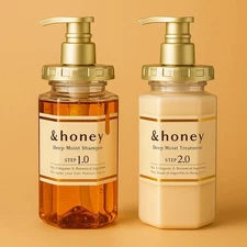 &Honey Deep Moist Hair Shampoo & Treatment Conditioner Set    From JAPAN