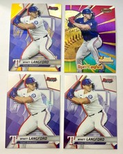 2025 Bowman's Best #63 Wyatt Langford Gold #'d /50 + Refractor + Insert (4x)
