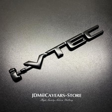 Jdm Black I Vtec Ivtec Sticker Emblem Racing Car Body Trunk Lid Modified Badge