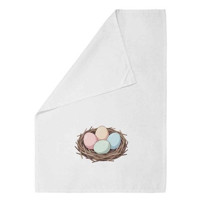 Geschirrtuch / Geschirrtuch ''Nest mit Ostereiern'' Baumwolle (TW061510)
