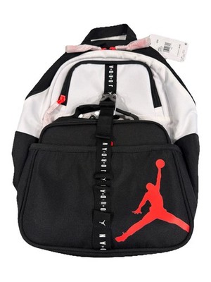 Jordan Jumpman Small Backpack with Laptop Sleeve and Lunchbox Set NWT (#PG-015)