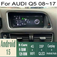 8.8" Android Navigation Car GPS Stereo Radio Wifi For AUDI Q5 MMI 2G 3G 8 128G