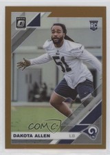 2019 Panini Donruss Optic Rookies Bronze Prizm Dakota Allen #117 0c2