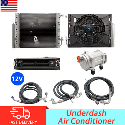 12V Car DC Unit Universal Truck Air Conditioner Electric Compressor Evaporator