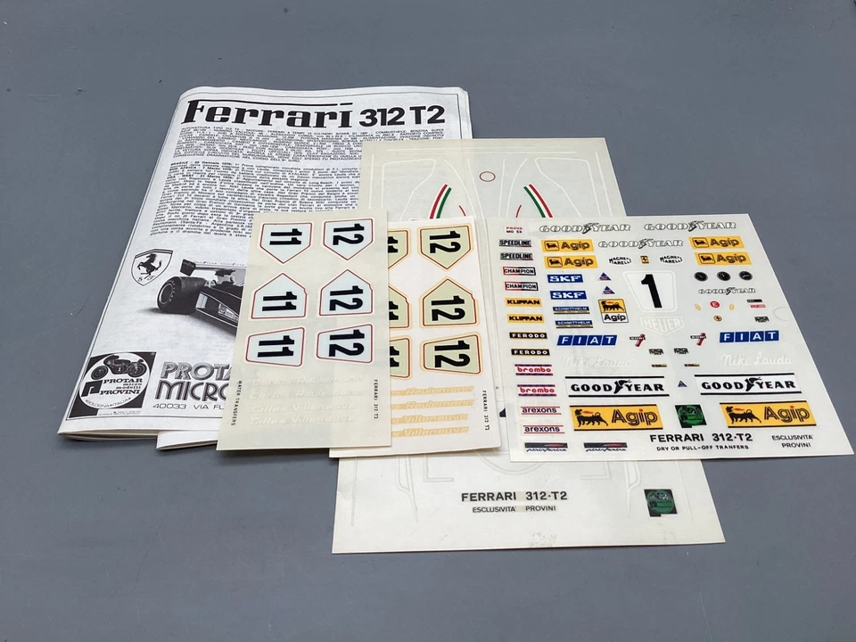 Model Cars Kit 1:12 Protar Ferrari 312 T2 with Original Box - Image 2 of 4