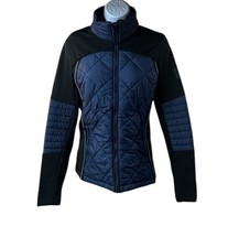 Alp-N-Rock Freja Hybrid Quilted Ski Jacket Performance Blue Black Size Small