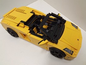 Lego Racers 8169 Lamborghini Gallardo LP560-4 W/ spare parts 4 alternate coupe