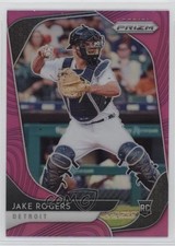 2020 Panini Prizm Tier II Mega Box Pink Prizm Jake Rogers #137 Rookie RC 6o3