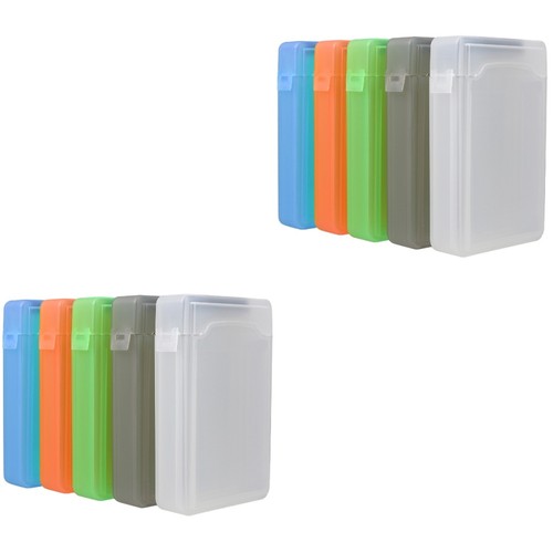 2 Count Hard Disk Protection Box Travel Protective Case Drive Storage Mini - Afbeelding 8 van 12