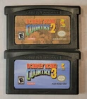 2004 & 2005 Donkey Kong Country 2 & 3 Nintendo Game Boy Advance GBA Cartridge