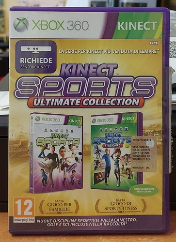 KINECT SPORTS ULTIMATE COLLECTION XBOX 360 ITALIANO CONSEGNA 24/48H CON BRT