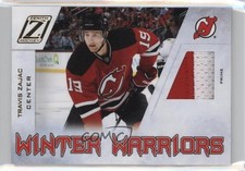 2010-11 Zenith Winter Warriors Material Prime 26/50 Travis Zajac #TZ t3w