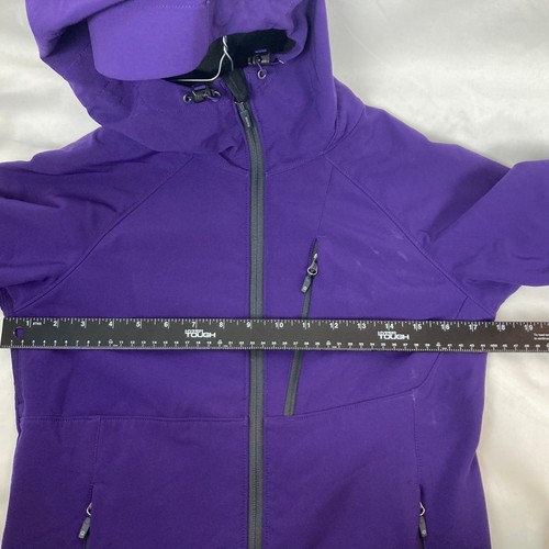Marmot Jacket Womens S / P Purple Soft Shell Hooded Polartec Fleece Lined Vented - Picture 16 of 18