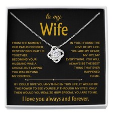 To My Wife Necklace, Christmas Gifts For Women, Anniversary Gift For Wife