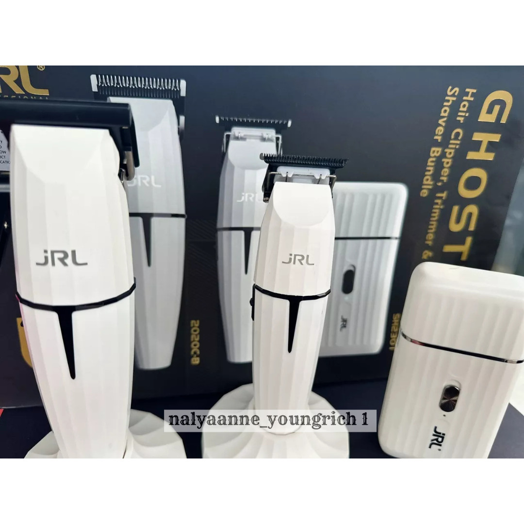 JRL Ghost 2 Combo Edition FF2020 Collection Onyx Hair Clipper, Trimmer, Shaver