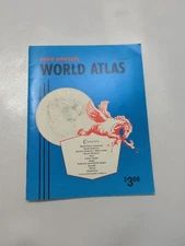 Atlas  Radio Amateurs World 12th Edition  Vintage- Polar  Projection