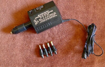 ARCHER Universal DC Auto Adapter 6 Feet, with 4 Adapter Plugs