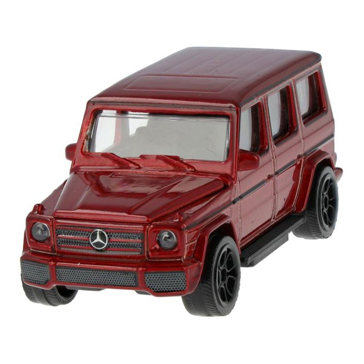 Mercedes-Benz G 500 Dark Red W463 Majorette 250D 1:64 Scale Toy