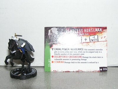 Horrorclix Base Set HRC-086 Headless Horseman