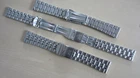 Solid Stainless Steel Band Watch Strap with Diver Extension lug size 20 mm