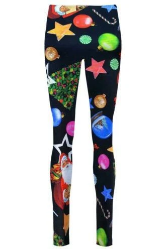 Christmas Plus Size Leggings for Women