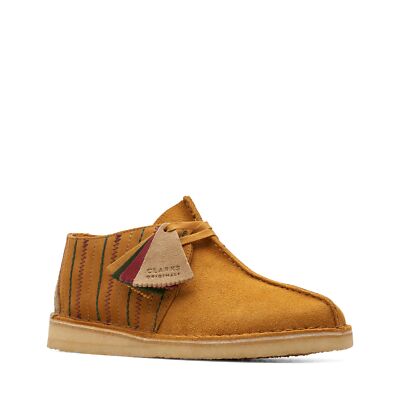 Clarks Mens Desert Trek Dark Ochre Suede 26174507 | eBay