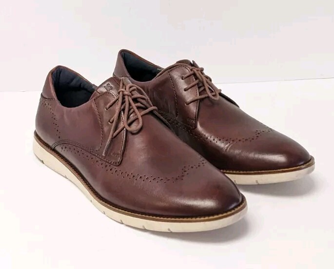 Josef Seibel Tyler Dress Shoes, Brown Leather, Men\'s 43 EU (9.5-10) Josef Seibel Tyler 09 Men main image 2