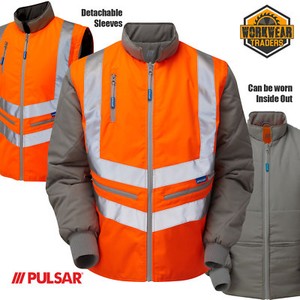 orange safety coats