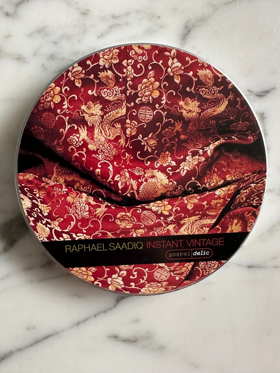 Raphael Saadiq – Instant Vintage 2002初盤 Raphael Saadiq Instant Vintage 2002 promotional CD tin can NEW old