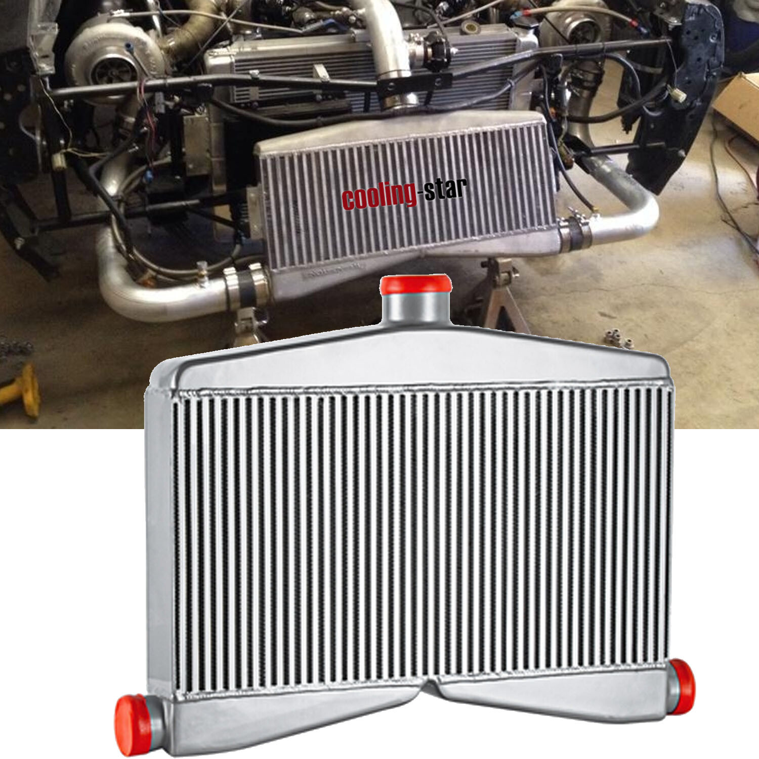 High-Performance Twin Turbo Intercooler 2.5
