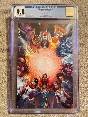 Strange Academy # 1 , CGC 9.8 , Ltd Virgin Variant , Campbell , 11 1st App