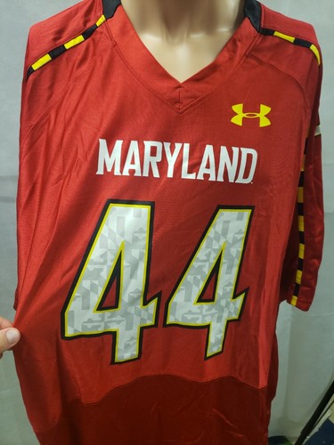 NWOT University of Maryland Under Armour Football Jersey Red NCAA L - Picture 2 of 9