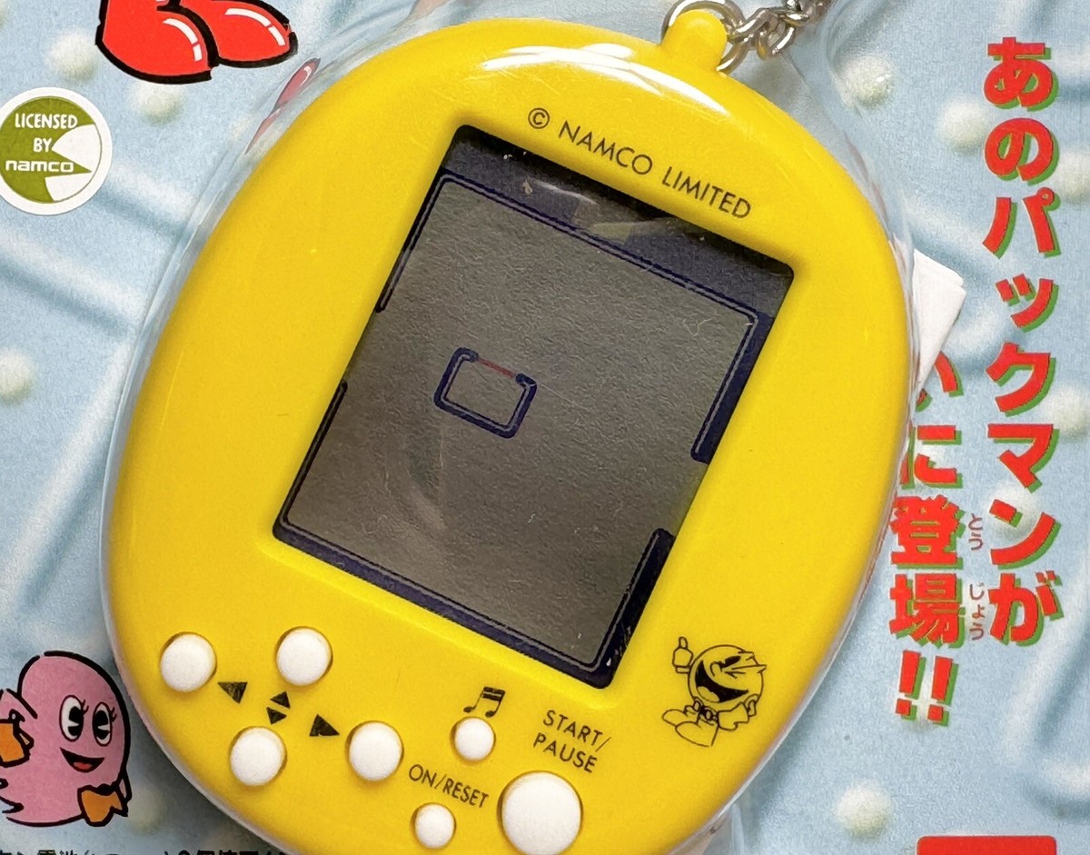 Pacman PAC-JUNIOR Handheld LCD Mini Game BANDAI NAMCO 1997 New In