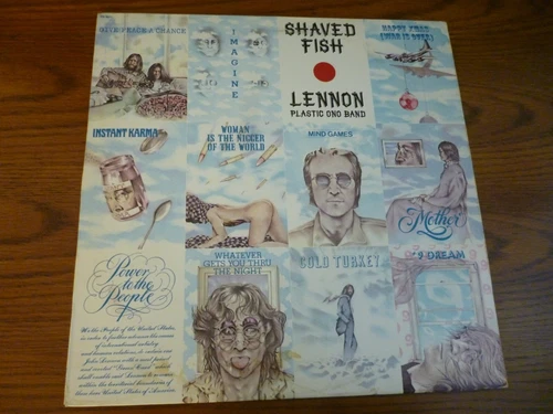 John Lennon -  Shaved Fish  LP - Apple   Records SW-3421 original inner sleeve
