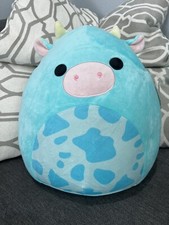 Squishmallow Tuluck Ultra Rare The Blue Cow Easter 2023 BRAND NEW w/ Tags