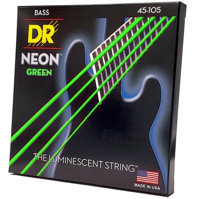 Saiten E-Bass DR Strings Neon Green NGB-45 Bass Saiten NEU