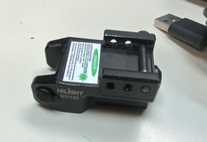 HiLight SS10B Extreme Low Profile Blue Laser Sight for Subcompact Pistols