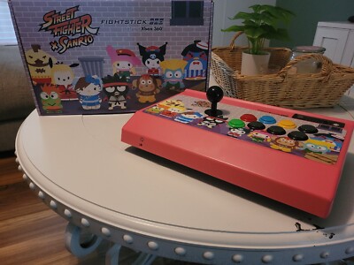 Madcatz Sanrio X Street Fighter Xbox 360 Fight Stick With Box Barely Used