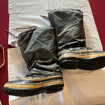 Sorel Kaufman BOOTS Acadian black Men Size 6, Women 8 Wool Lined Side Zipper VTG Sorel | Shoes | Sorel Kaufman Boots Acadian Black Men Size 6  main image 4