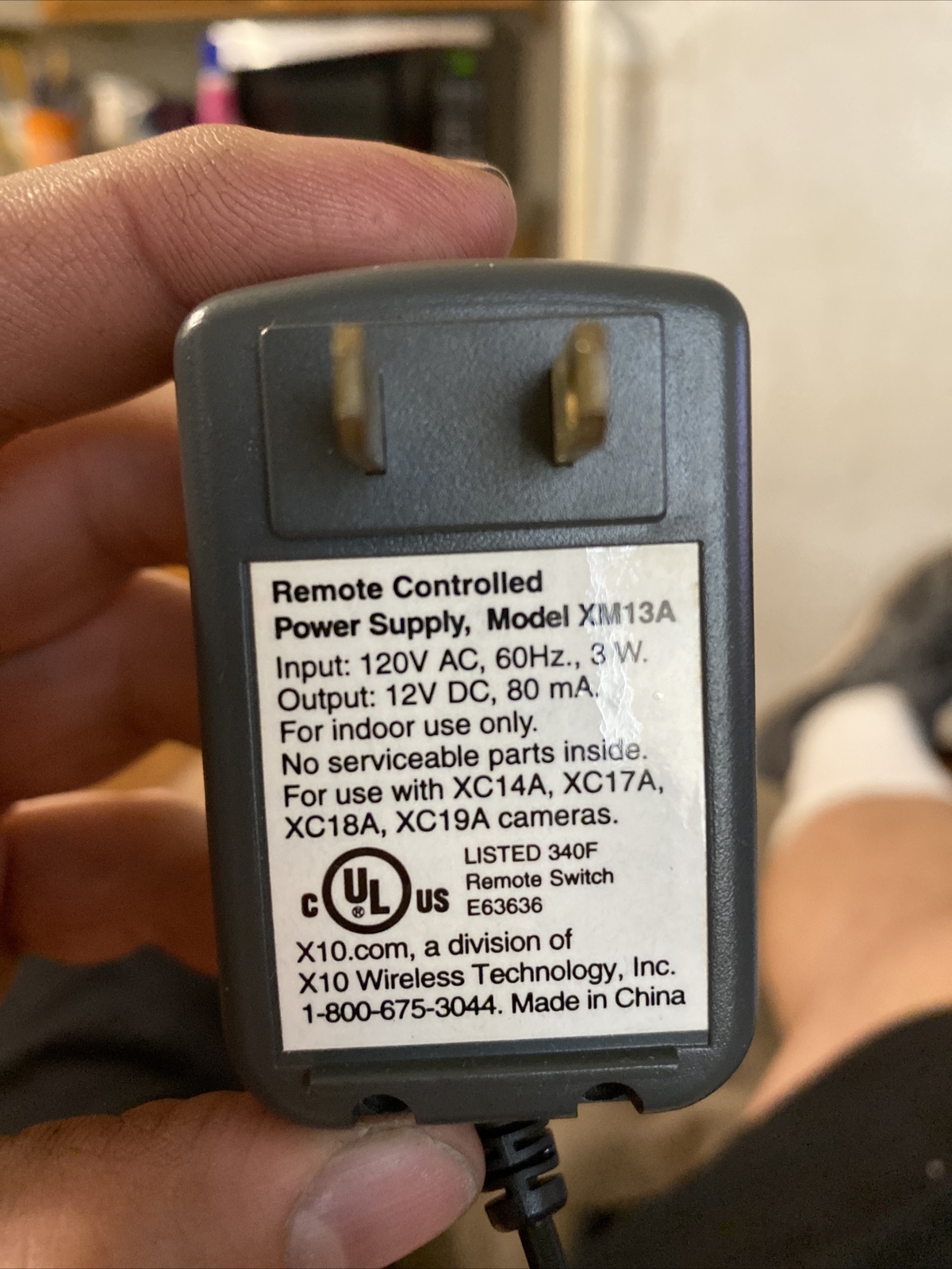 X10 Remote Controlled Power Supply Model XM13A eBay