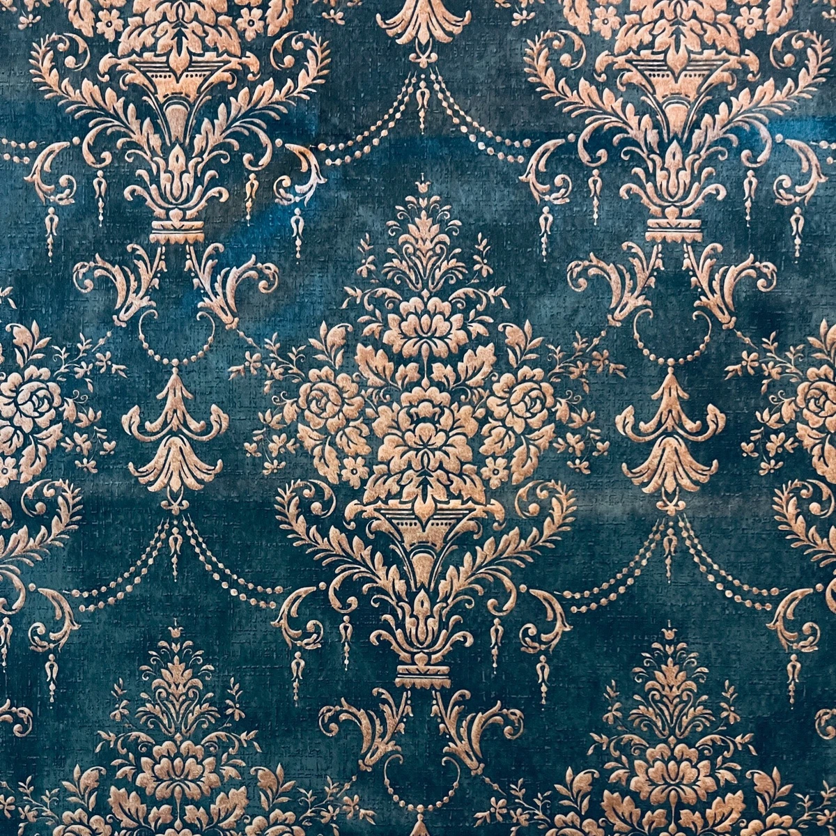 Velvet Damask Fabric, 54" Wide, for Upholstery Chair Window Craft - Sold by Yard
