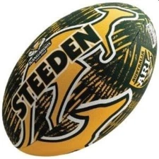 NEW SEALED Package NRL STEEDEN  Kangaroo Supporter Ball Size 5 Official RARE