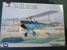 AMODEL #4804 De Havilland DH.60M "Moth" Biplane
