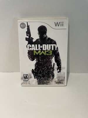 Call of Duty MW3 Nintendo Wii Original Case Activision 2011 Complete Tested