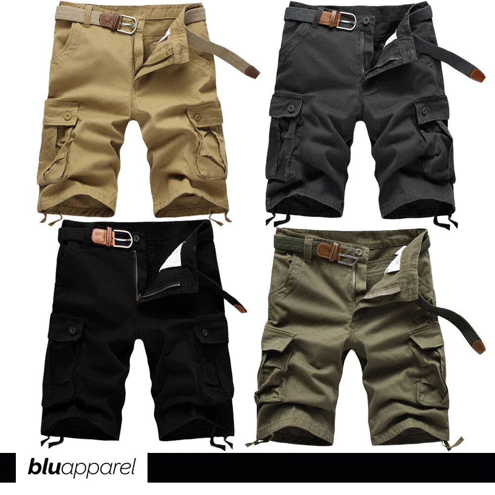 Mens Cargo Shorts Cotton Blend Work Walking 34 36 38 40 Black Beige Green Grey
Opens in a new window